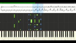 Eminem  One shot 2 shot Piano Tutorial Synthesia [upl. by Anala839]