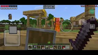 jogando minecraft protegendo a vila dos esqueletos wither [upl. by Glynda422]