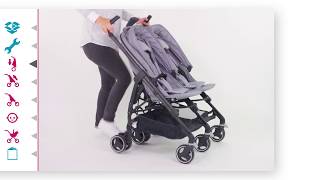 MaxiCosi  Dana For2 stroller  How to fold it [upl. by Ramsey]