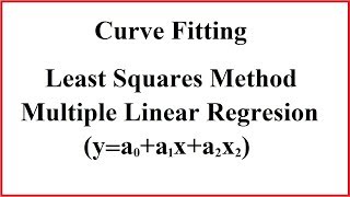 Multiple Linear Regression Example Problems With Solution [upl. by Hatnamas]