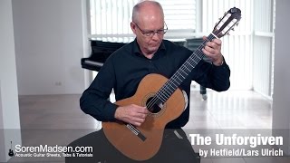 The Unforgiven by Metallica  Danish Guitar Performance  Soren Madsen [upl. by Ahsekahs602]