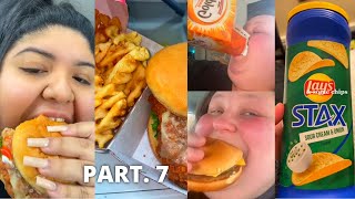 🍕 What I eat as a FAT PERSON pt 7 🍕 Eating Tiktok Compilation [upl. by Ellenig619]