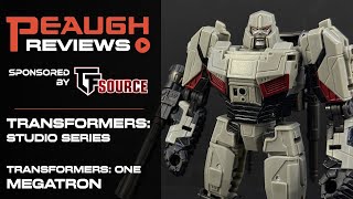 Video Review Transformers Studio Series  Transformers One MEGATRON [upl. by Aramoy]