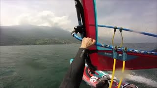 Windsurf Dervio Lake Como Test Goya Banzai X Pro 2019 57 [upl. by Henebry589]