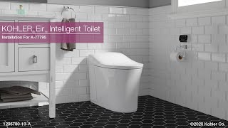 Installation  Eir Intelligent Toilet [upl. by Nwahsad]