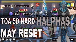 TOA 50 HARD HALPHAS LIGHT LICH  SUMMONERS WAR [upl. by Leiso655]