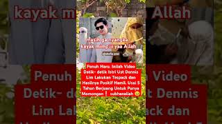 Detikquotistri ustad Dennis Lim lakukan tespek ⁉️trending ustadzdennislim heboh [upl. by Karia]