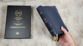 LSB Portable Paragraph Reference Goatskin Bible Review [upl. by Cline70]