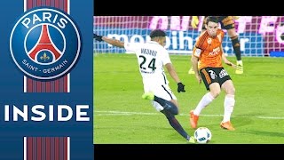 INSIDE  LORIENT VS PARIS SAINTGERMAIN [upl. by Vigor]