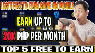 TOP 5 FREE TO EARNING APPLICATION FOR MOBILE DEVICES 2024 [upl. by Mateo]