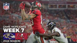 Baltimore Ravens vs Tampa Bay Buccaneers Game Highlights  NFL 2024 Season Week 7 [upl. by Afrikah]