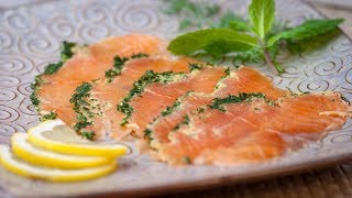 How to Make Salmon Gravlax  Homemade Gravlax salmon  Best Gravlax Recipe [upl. by Kela]