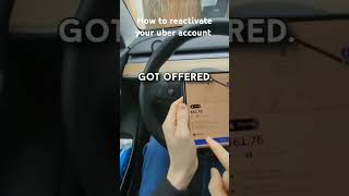 How to reactivate your uber account uber ubereats uberdriver ubertips ubereatsorder ubereats [upl. by Latyrc881]