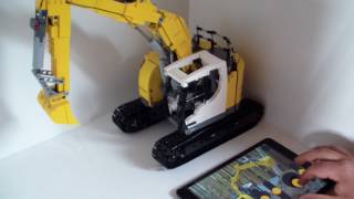 Lego Liebherr R 926 Compact at Sbrick [upl. by Eesyak]