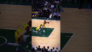 Rui Hachimura’s Fastbreak Dunk After Davis’ Block on Giannis Antetokounmpo [upl. by Washburn]