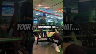 Failing is NORMAL fail failure trainingtofailure benchpress gymgirls [upl. by Duky]