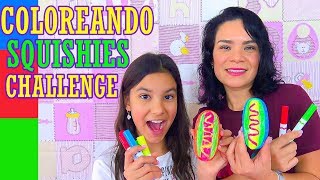 COLOR CHALLENGE con SQUISHIES  AnaNana Toys [upl. by Lihka942]