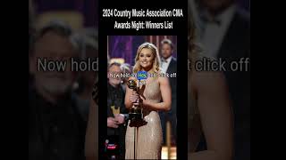 Country Musics BIGGEST Night of the Year  CMA Awards 2024 WINNERS LIST EXPOSED [upl. by Urion151]