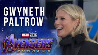 Gwyneth Paltrow on Pepper Potts through the years at the Avengers Endgame Premiere [upl. by Dnana]