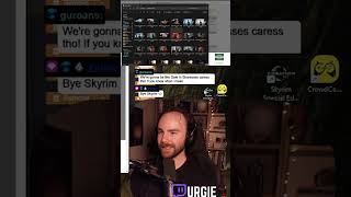 F Skyrim play Cyberpunk  urgie on Twitch Cyberpunk Gaming [upl. by Kirsteni]