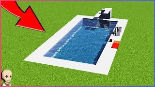 ✔️Minecraft  Easy Pool Design 1  Tutorial You Can Build✔️ [upl. by Felten944]