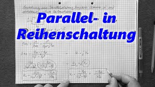 Komplexe Wechselstromrechnung Parallel in Reihenschaltung umrechnen [upl. by Norita]