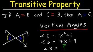 Transitive Property of Congruence amp Substitution Property of Equality [upl. by Lune]