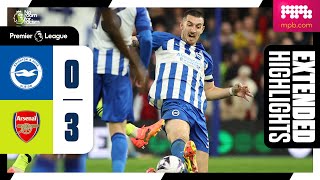 Extended PL Highlights Brighton 0 Arsenal 3 [upl. by Ellenahc]