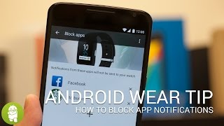 How to block app notifications in Android Wear [upl. by Pry359]