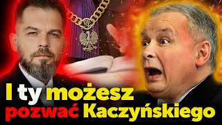 I ty możesz pozwać Kaczyńskiego Mecenas Jacek Gaj o tym dlaczego można i trzeba pozywać polityków [upl. by Tisman]