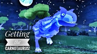 Getting the Carnotaurus in Prehistoria Roblox [upl. by Shannen457]