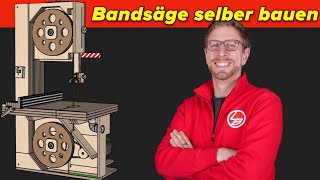 Profi Bandsäge aus Holz selber bauen  1 [upl. by Gawain130]