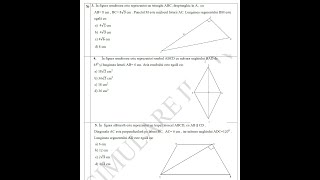 Simulare evaluare naţională matematică ISJ Ilfov  noiembrie 2023  Subiectele I şi II [upl. by Sukramed]