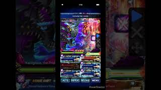 FFBE  Clash of Wills 35 Evil Deity of Unknown Origin KorTyrannis Rank 1 4 Turns Each Wave [upl. by Manning]