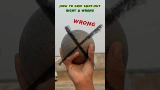 Shotput Throw Grip kaise kreHow to Grip Shotput Throwviralvideo shorts sports [upl. by Hcib817]