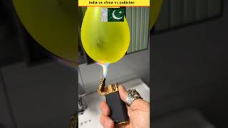 India vs china vs Pakistan lighter challenge Part6shortschallenge [upl. by Grimaldi392]