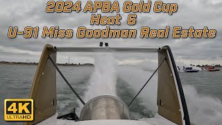 U91 Miss Goodman Real Estate 2024 APBA Gold Cup Heat 6 [upl. by Onez123]