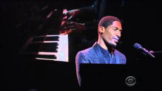 Jon Batiste Performing Blackbird  09 FEB 2016 [upl. by Bary]