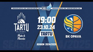 Tartu Ulikool Maks and Moorits v BK Opava  Oct 12 23  ENBLeague 202324 [upl. by Regni]