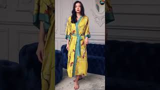 Kimono Robes For Women Floral Robes Kimonos Bathrobe Dressing Gown [upl. by Bevvy]