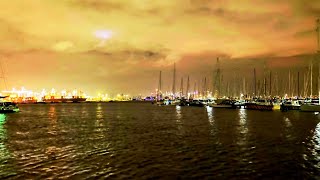 Williamstown Foreshore Trail Walk at Night Melbourne Australia [upl. by Adnical]