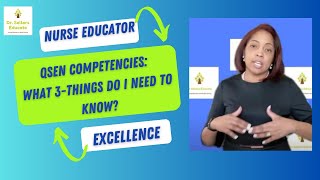 Snapshot 44 QSEN Competencies What 3 things do I need to know [upl. by Vastha28]