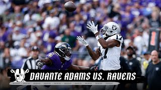 Davante Adams’ Best Plays From 110Yard Game vs Ravens  Raiders  NFL [upl. by Llenrap247]