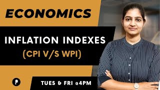 Inflation Indexes  CPI VS WPI  Economics  SSC amp UPSC [upl. by Yr969]