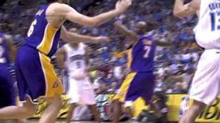 Lewis to Gortat  Rashard Lewis Great Pass to Marcin Gortat for the Monster Slam vs Lakers [upl. by Nayek327]