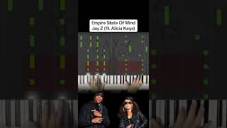 Empire State Of Mind Jay Z ft Alicia Keys piano newyork shorts hiphop [upl. by Abramo]