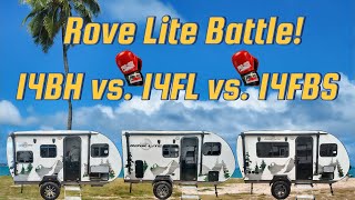 14BH vs 14FL vs 14FBS Rove Lite Travel Lite Fight Battle [upl. by Waldron]