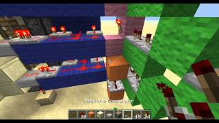 Minecraft MultiFloor Elevator Tutorial part 1 [upl. by Drusi]