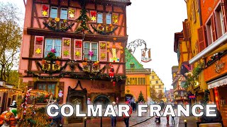 Colmar France  Colmar Christmas Market  4K Walk in the Fairytale Town of France [upl. by Norean]