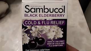 SAMBUCOL BLACK ELDERBERRY for cold amp flu relief [upl. by Anoed835]